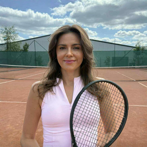 Trenerka tenisa ziemnego Dagmara podczas zajęć w klubie RKT Return w Radomiu